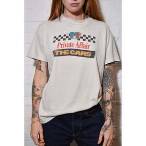 Retro 1984 Private Affair With The Cars MTV T-shirt